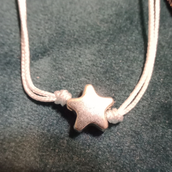 Set of 3 Back To School Bracelets Black, Red and Pale Blue / White - Picture 2 of 5